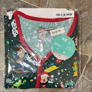 Little Sleepies Disney Character Pajama Top - Dark Green and Red